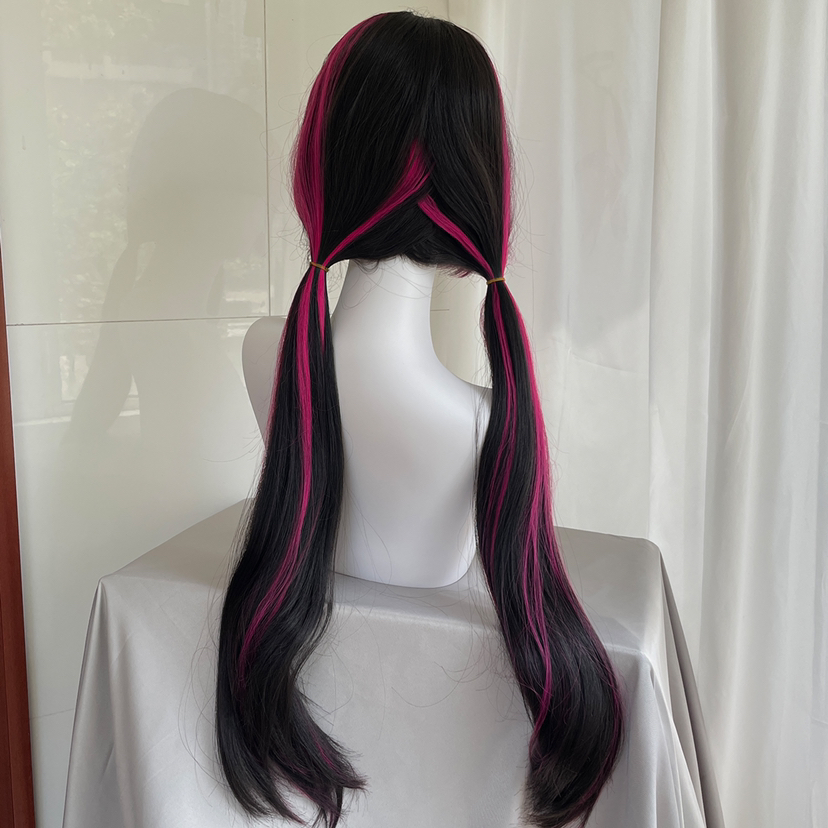 Yüksek Kaliteli Film Draculaur - Anime Cosplay Long Black Hair incelemesi ve fiyatı