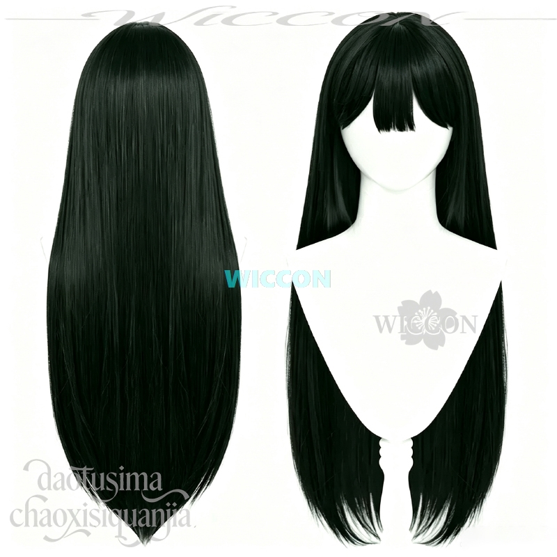 Anime Alien Stage Zombie Stage - Anime Cosplay Long Black Hair incelemesi ve fiyatı