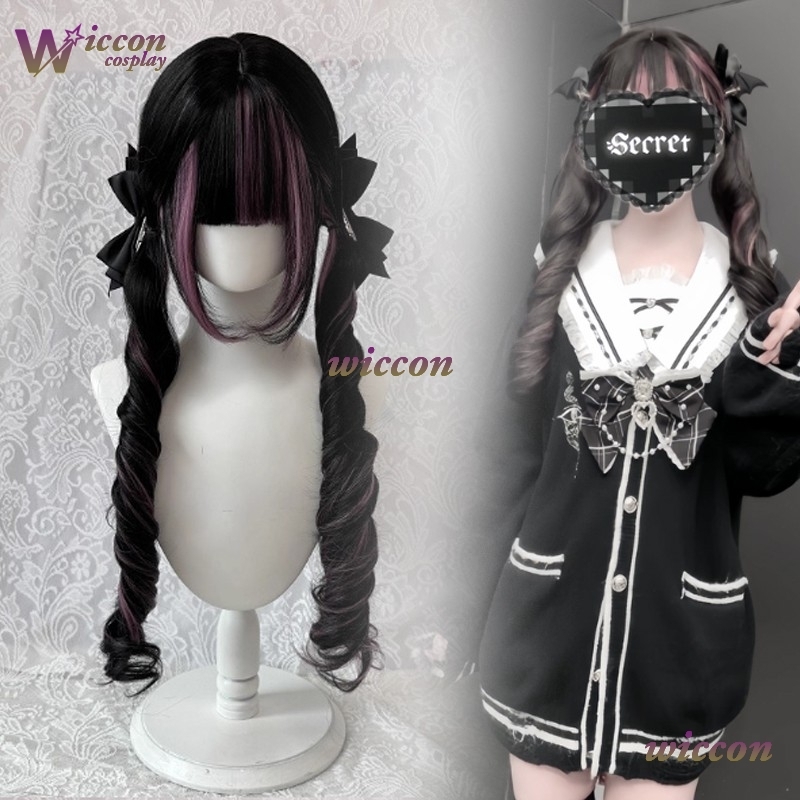 Çizgi roman ‌ Siyah Peruk Pemb - Anime Cosplay Long Black Hair incelemesi ve fiyatı