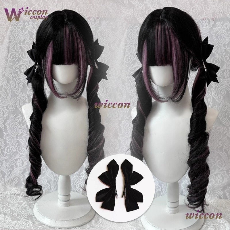 Çizgi roman ‌ Siyah Peruk Pemb - Anime Cosplay Long Black Hair incelemesi ve fiyatı